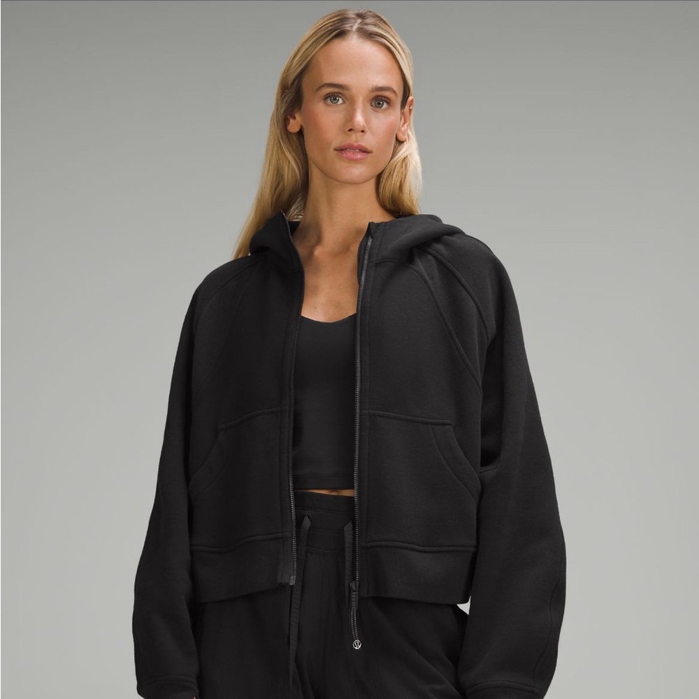 Lululemon Scuba Oversized Full-Zip Hoodie, black, size M/L